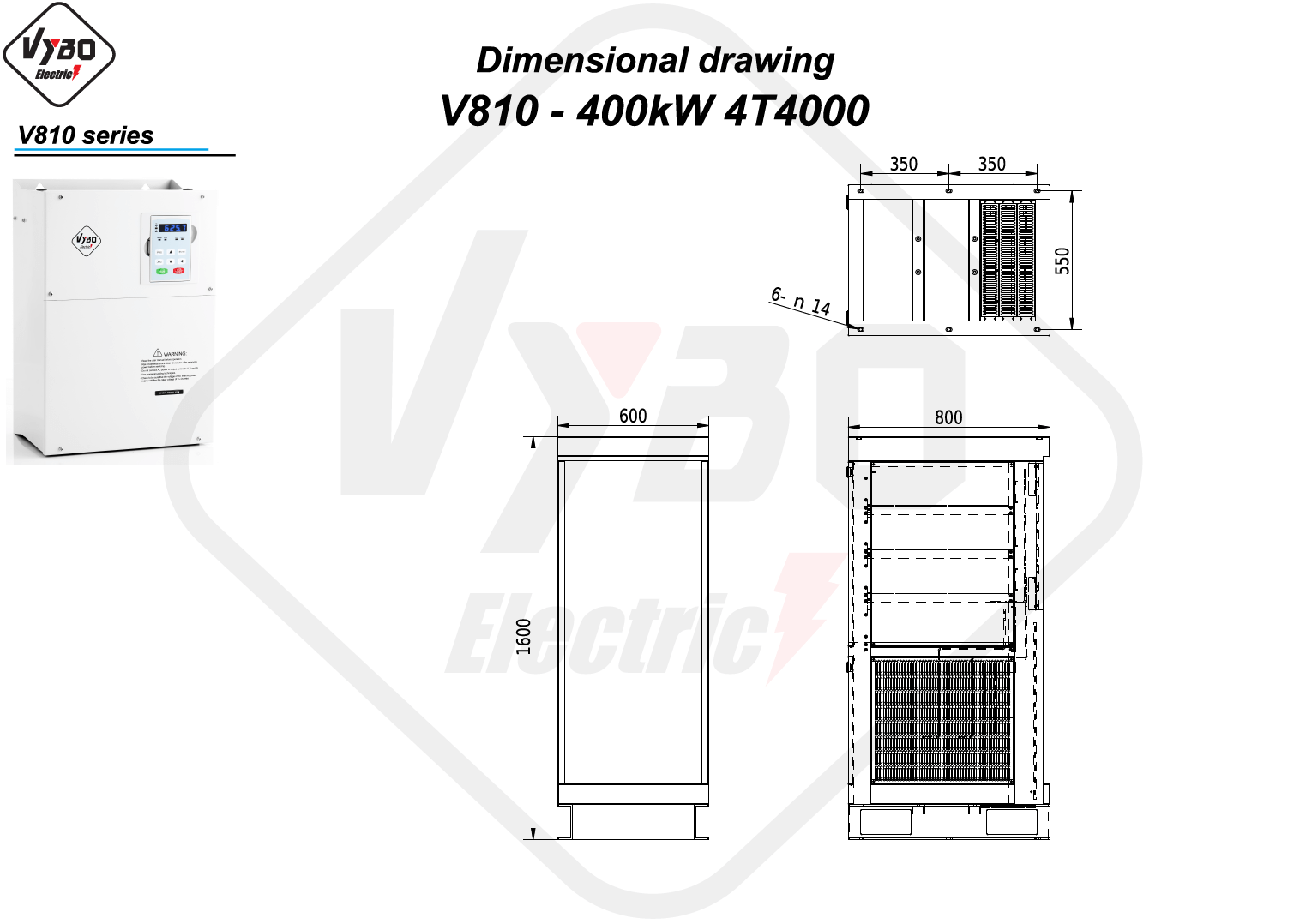 Mittapiirustus V810 4T4000