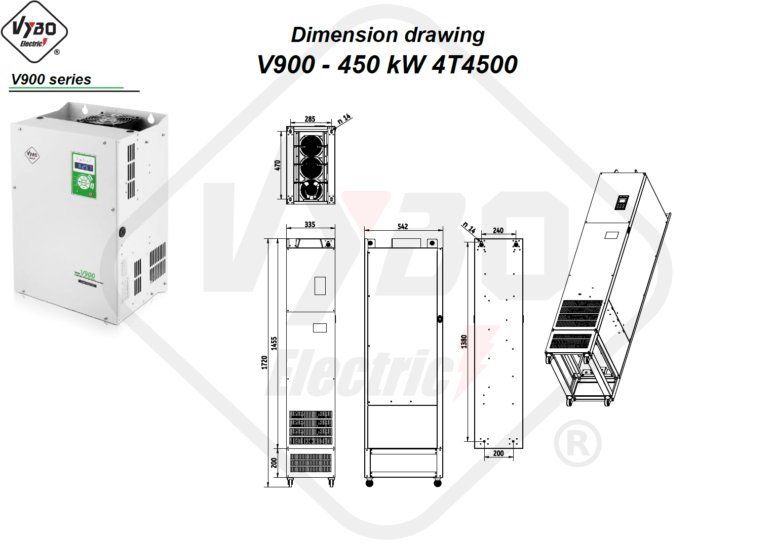 Mittapiirustus 4T4500